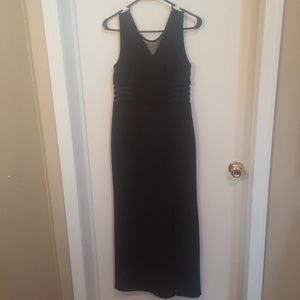 Long black formal dress